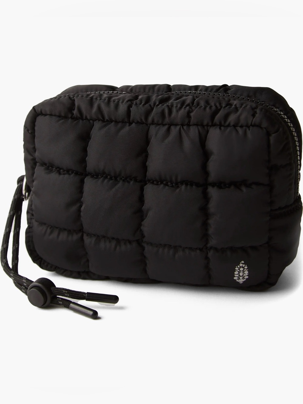 NWOT Free People Movement Quilted Mini Case in Black